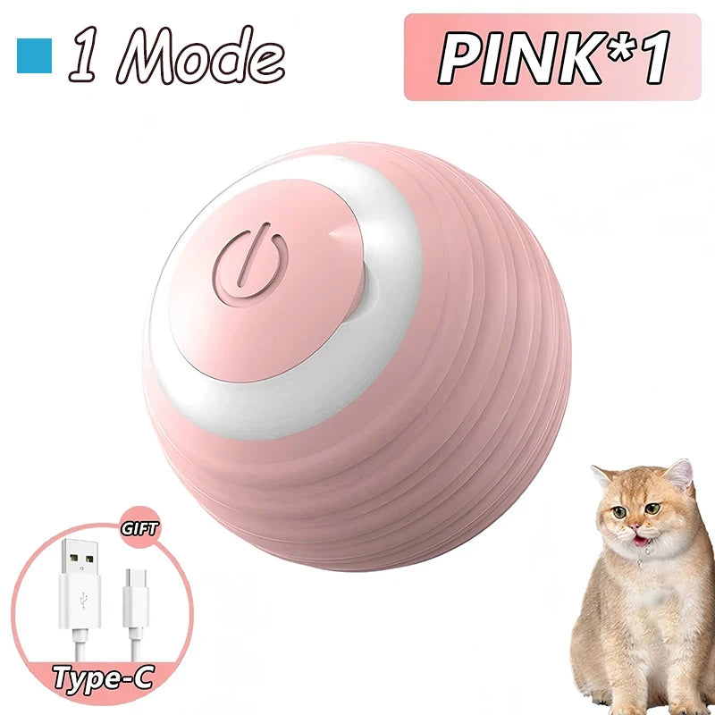 Smart Rolling Cat Toy Ball