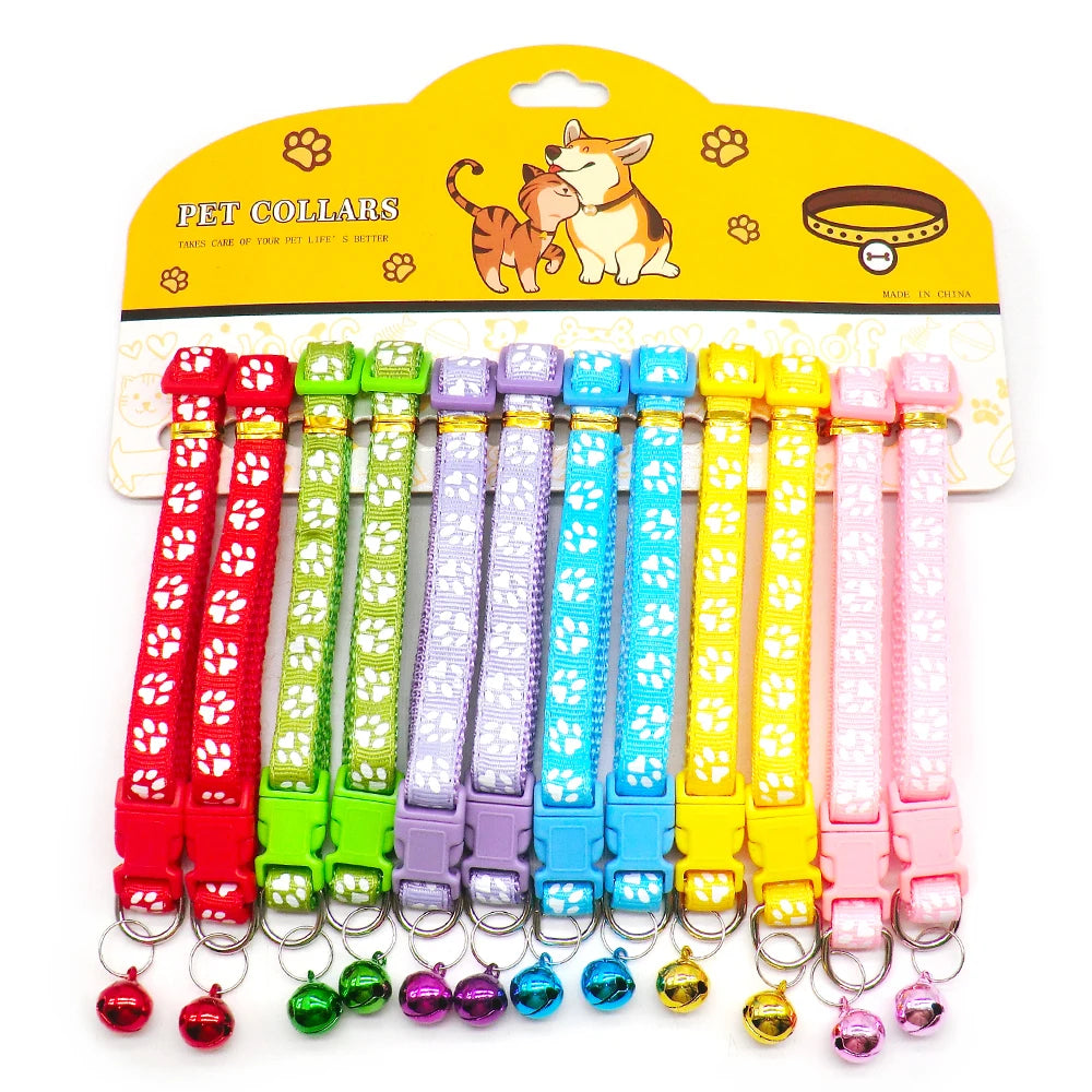 Mix Color Dog & Cat Buckle Collars
