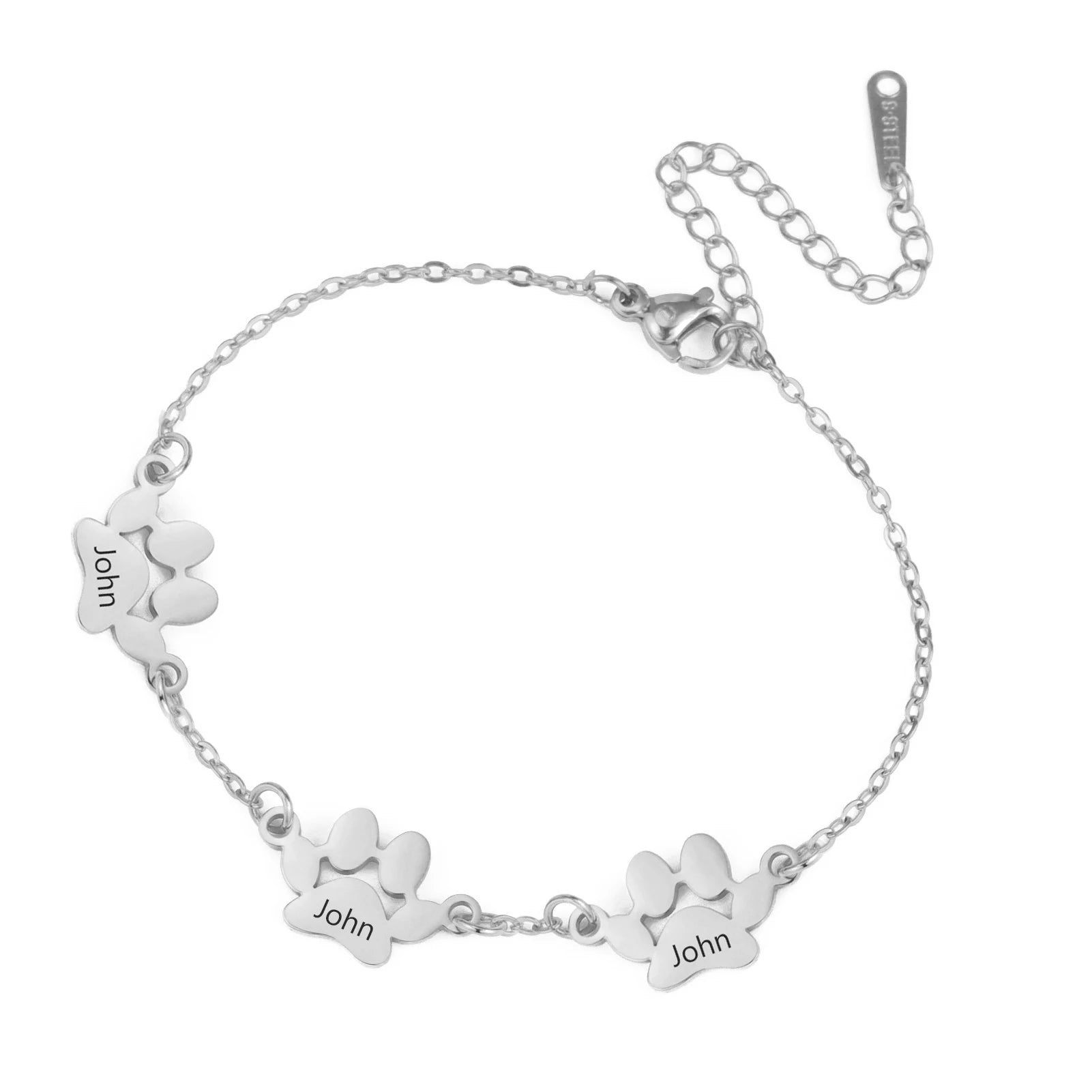 Pet Lover Stainless Steel Bracelet