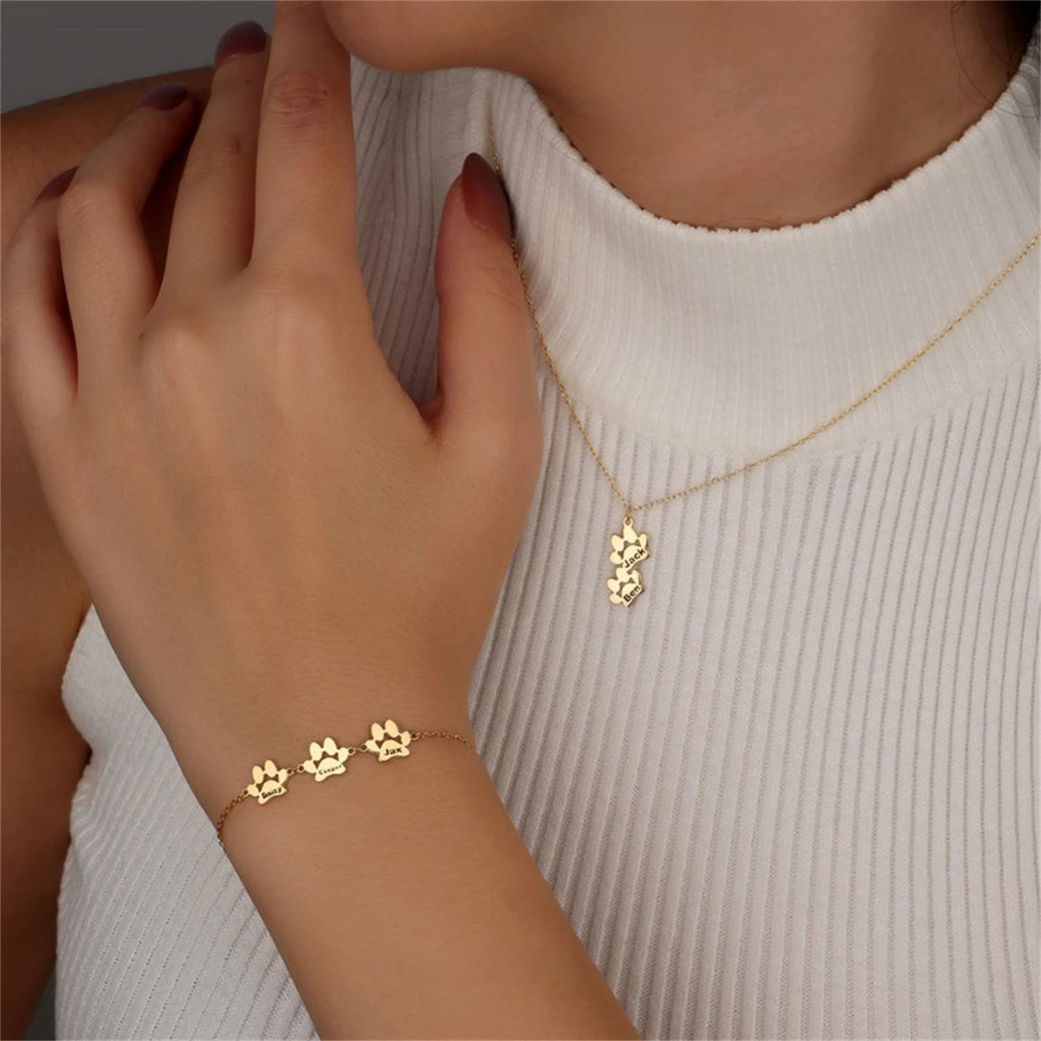 Personalized Paw Bracelet