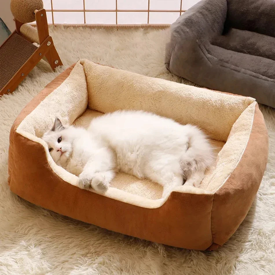 Cozy Pet Bed Basket