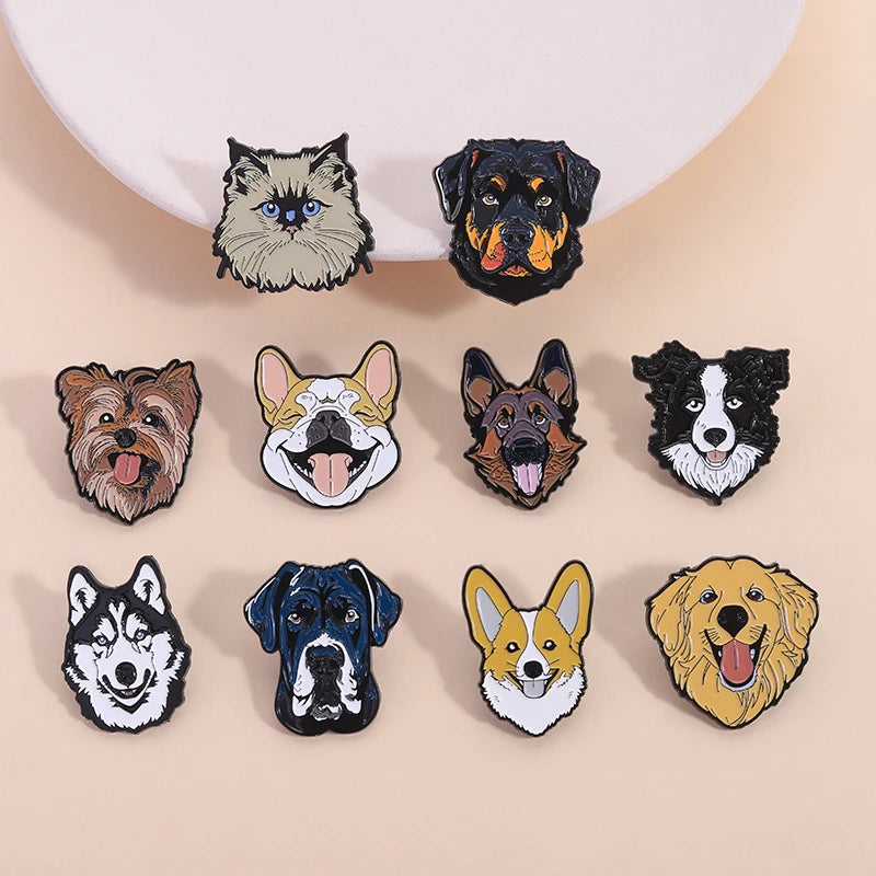 Funny Animal Lapel Pins