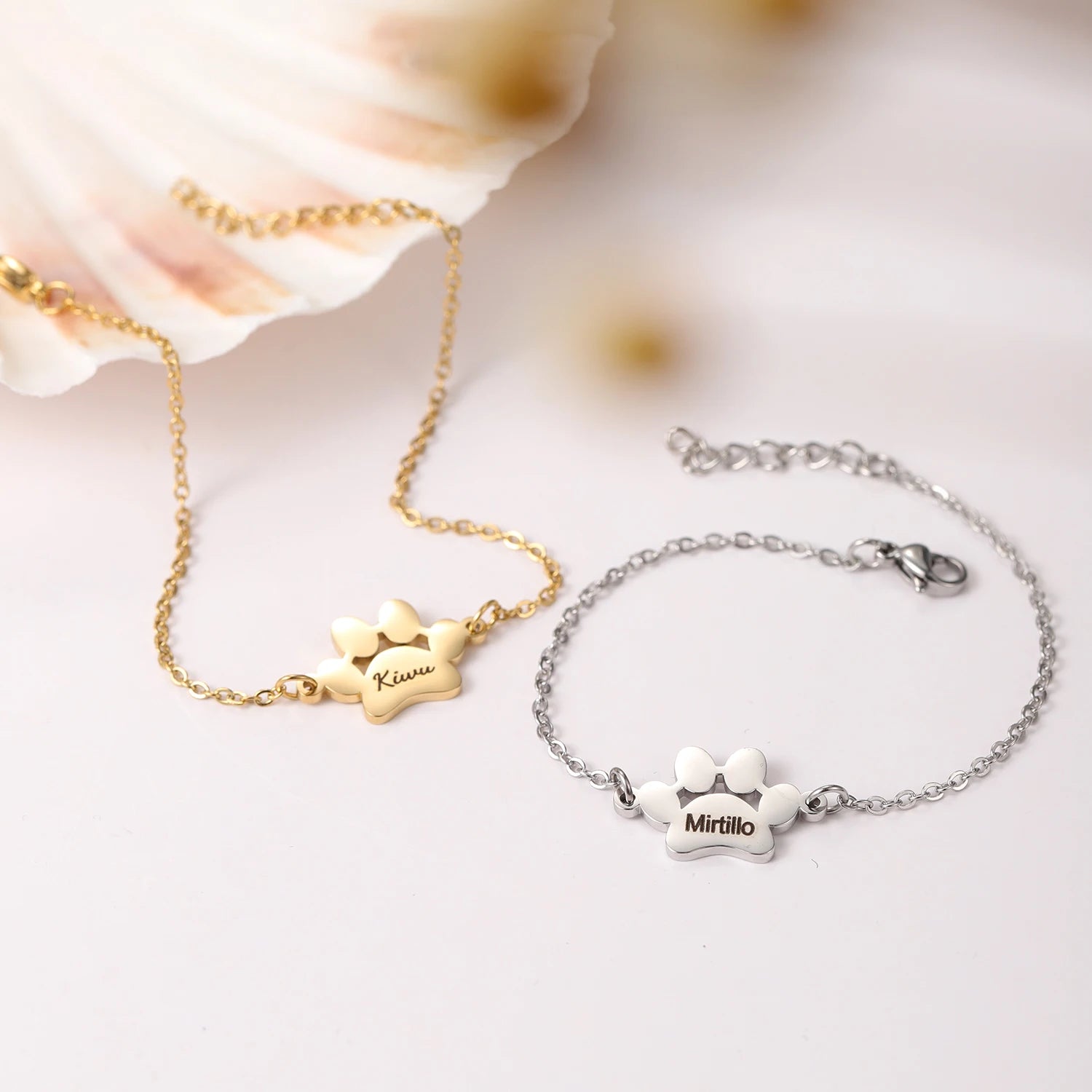 Personalized Paw Bracelet
