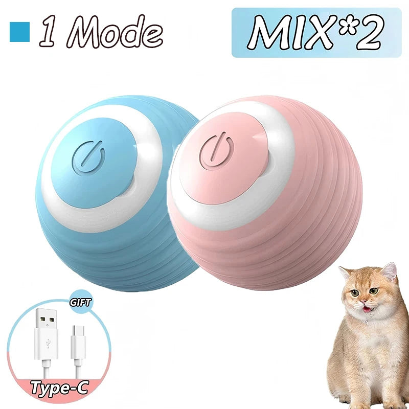 Smart Rolling Cat Toy Ball