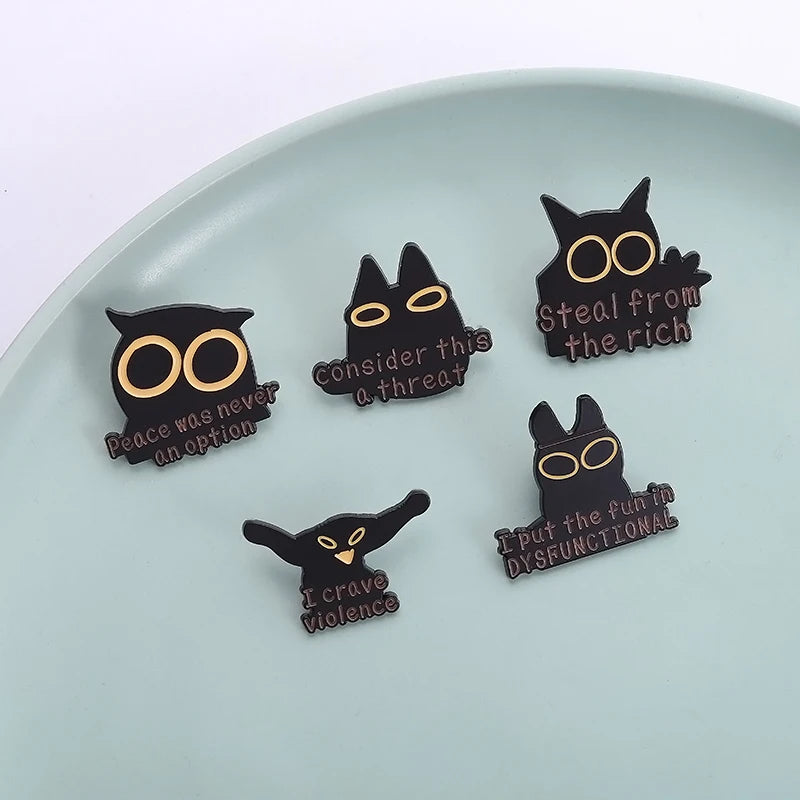 Funny Animal Lapel Pins