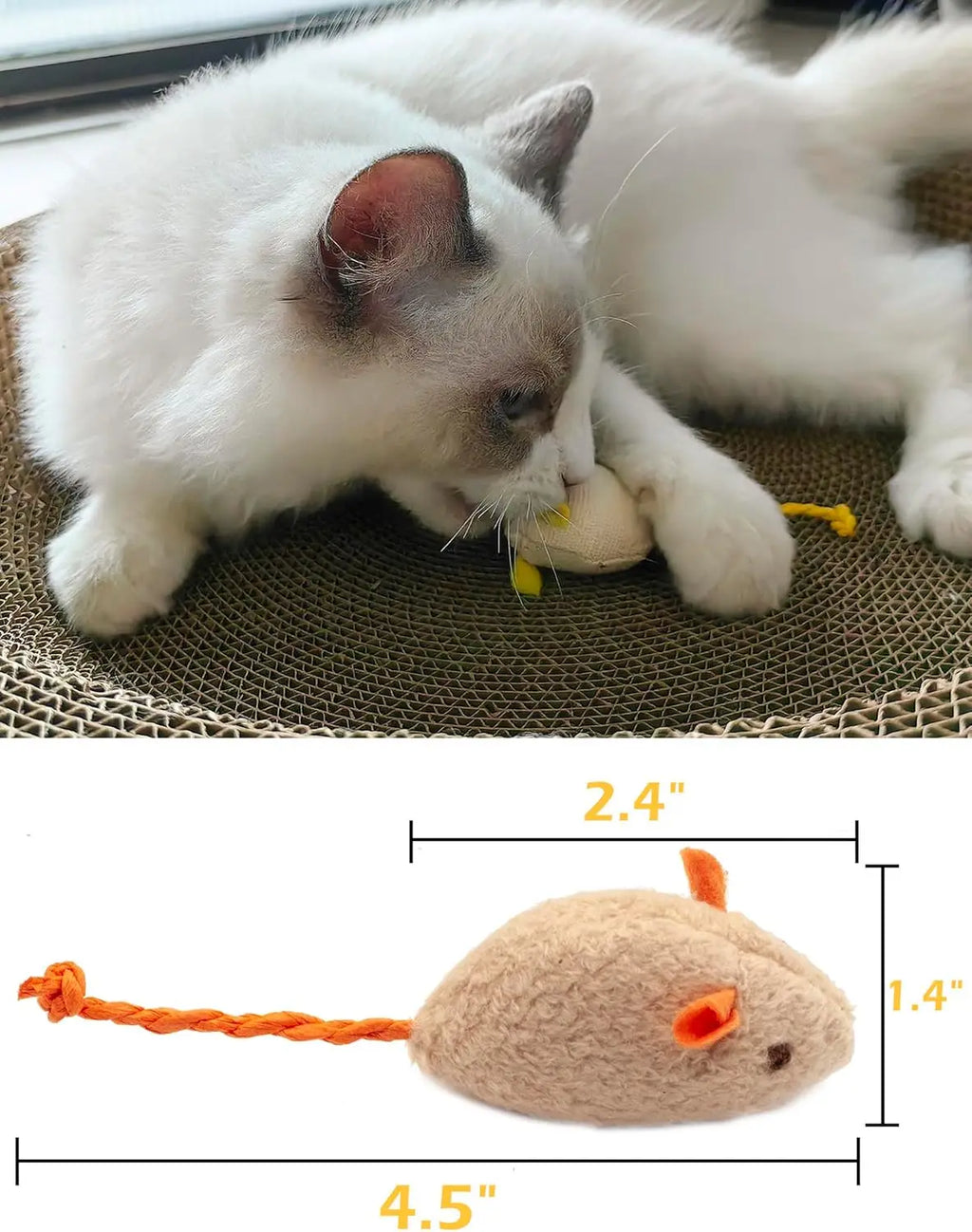 Indoor Catnip Mouse Toys