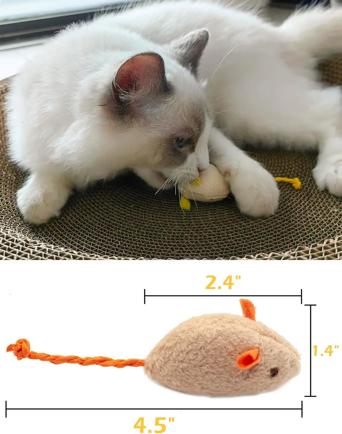 Indoor Catnip Mouse Toys