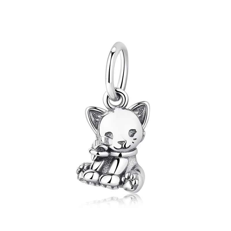 Sterling Silver Paw Print Pendant