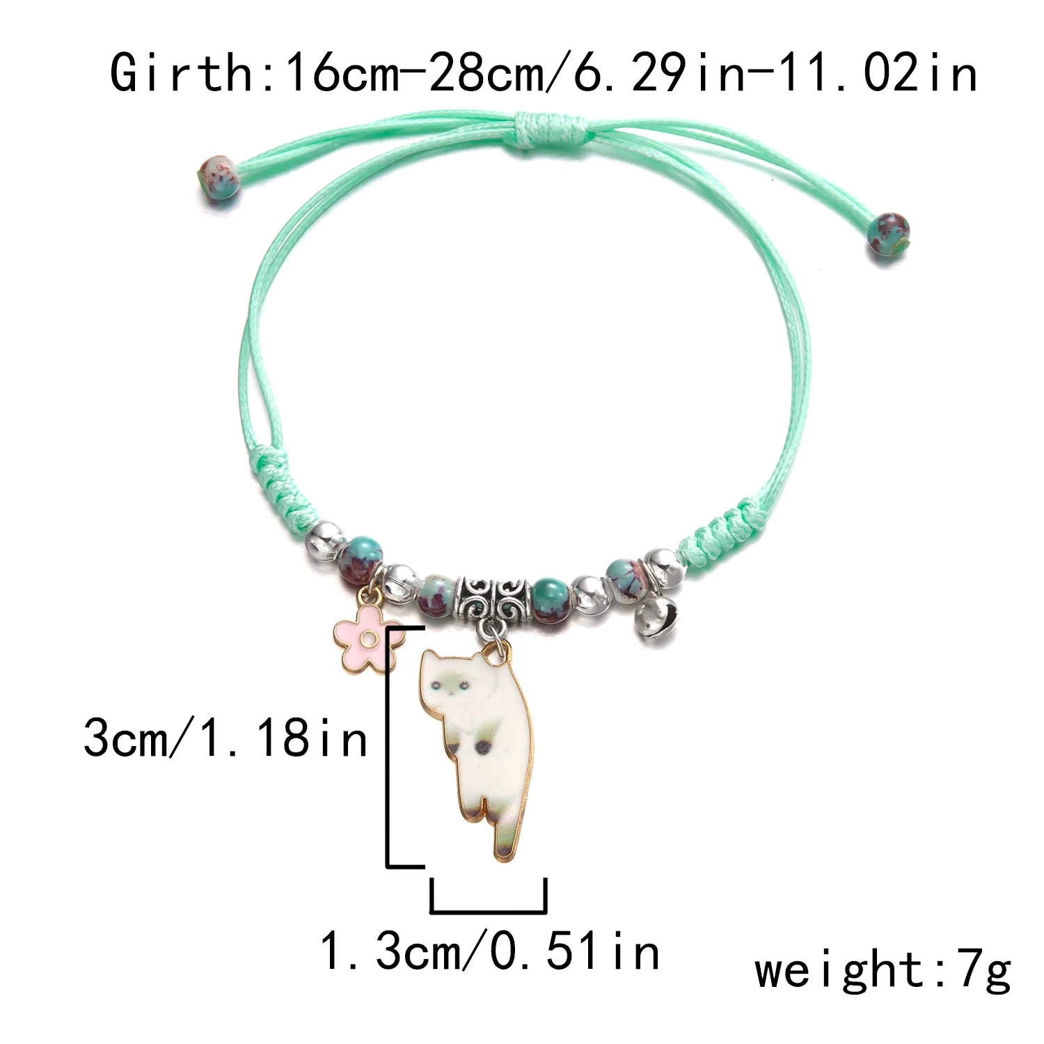 Pet Pendant Rope Bracelet