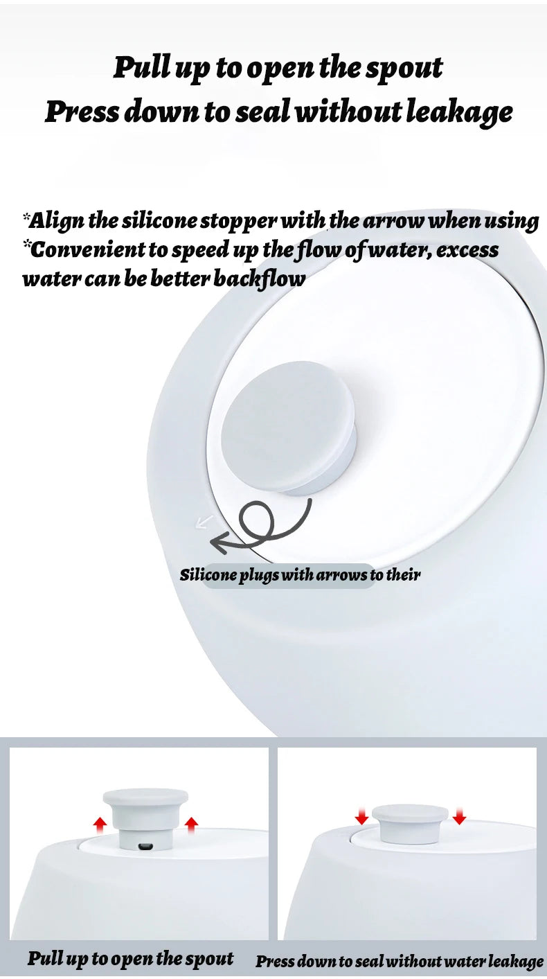 Foldable Pet Travel Water Bottle – 550ml