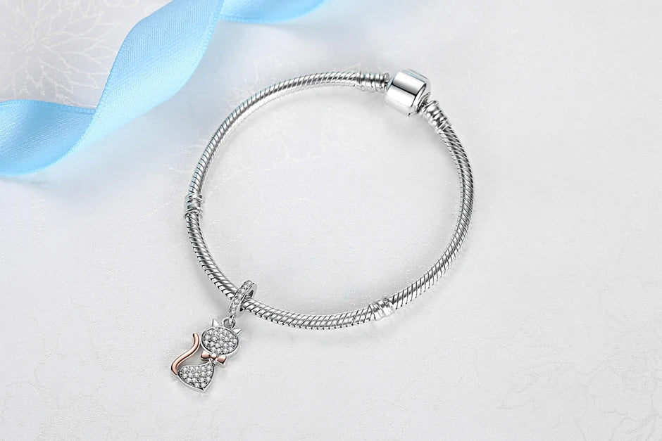 Sterling Silver Paw Print Pendant