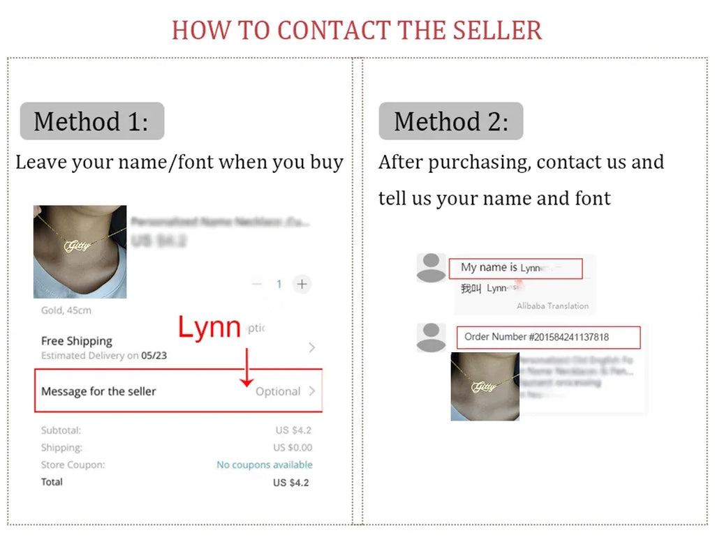 Custom Name Paw Necklace