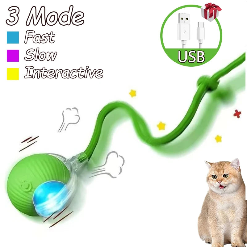 Smart Rolling Cat Toy Ball