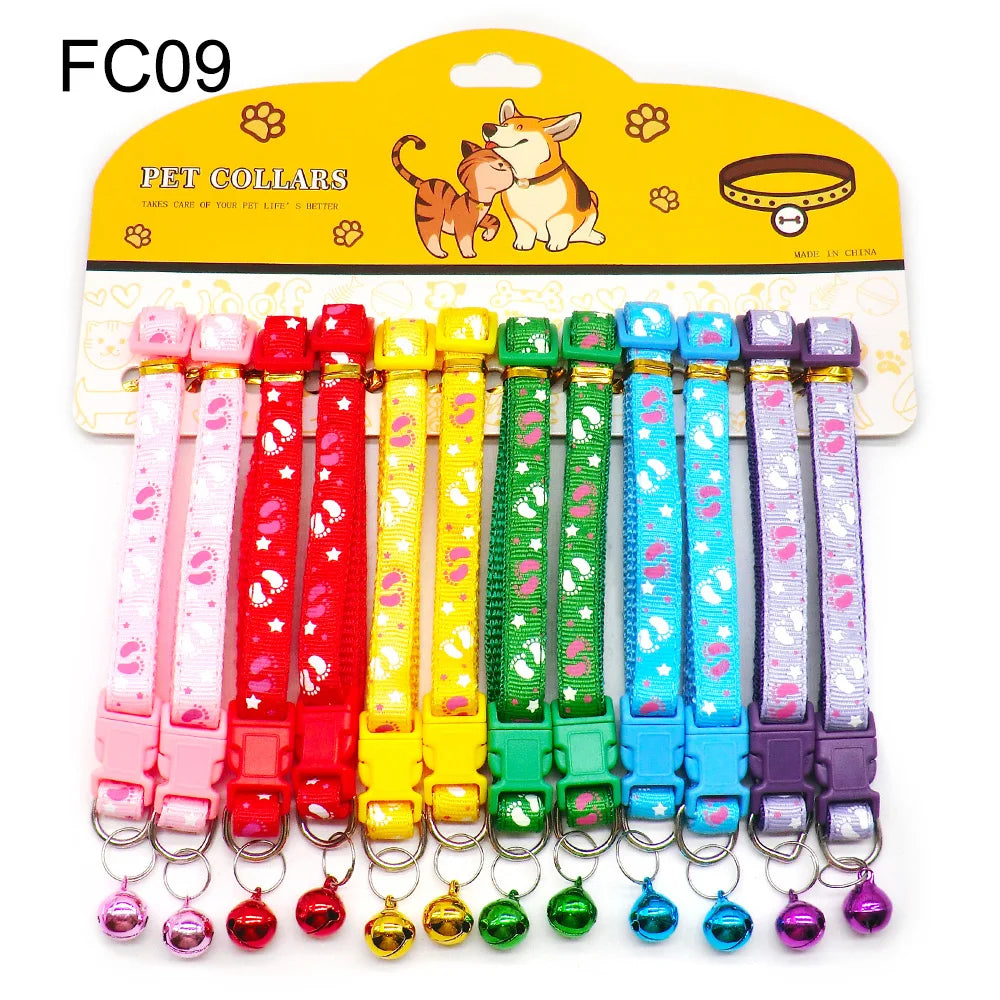 Mix Color Dog & Cat Buckle Collars