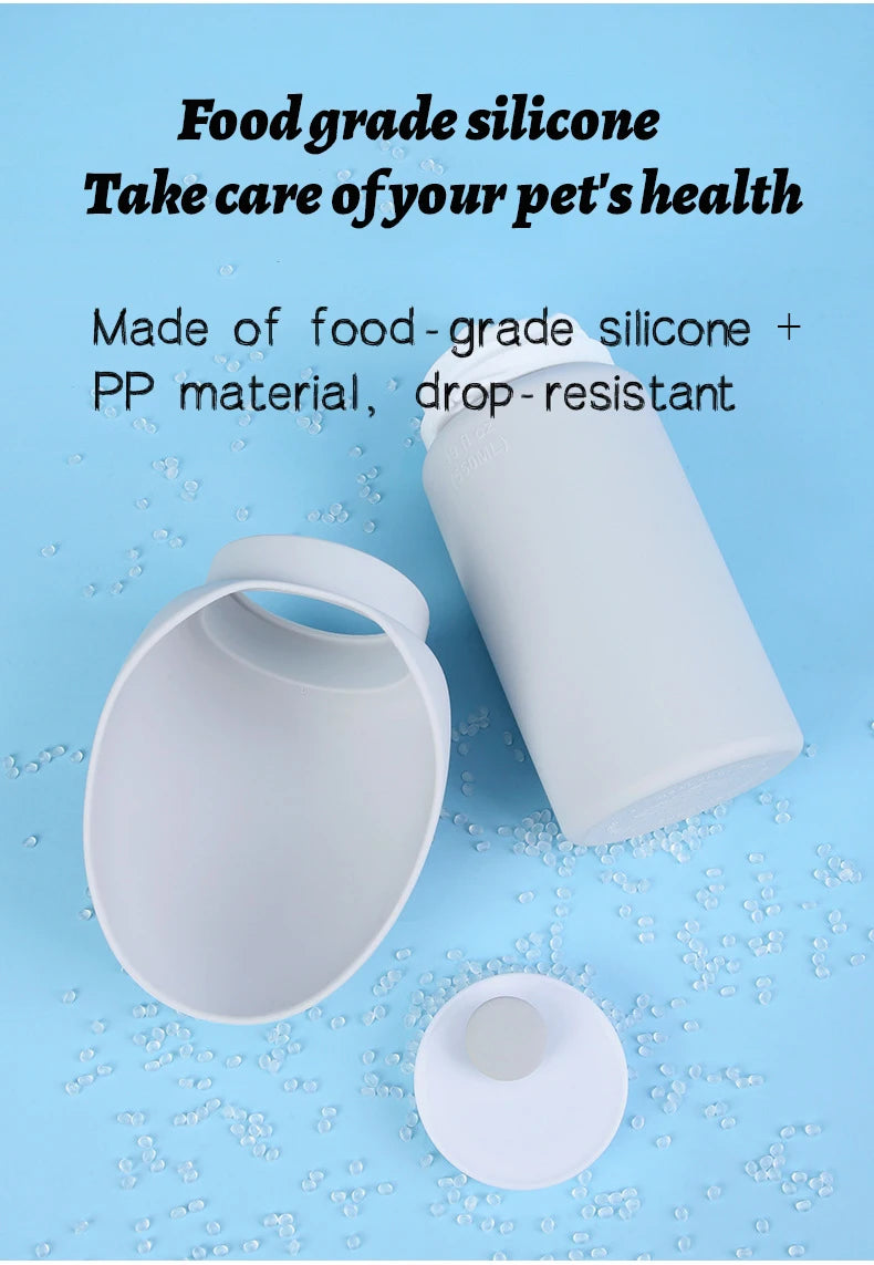 Foldable Pet Travel Water Bottle – 550ml