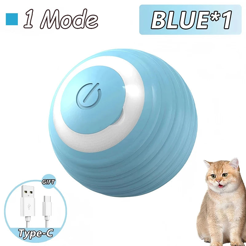 Smart Rolling Cat Toy Ball