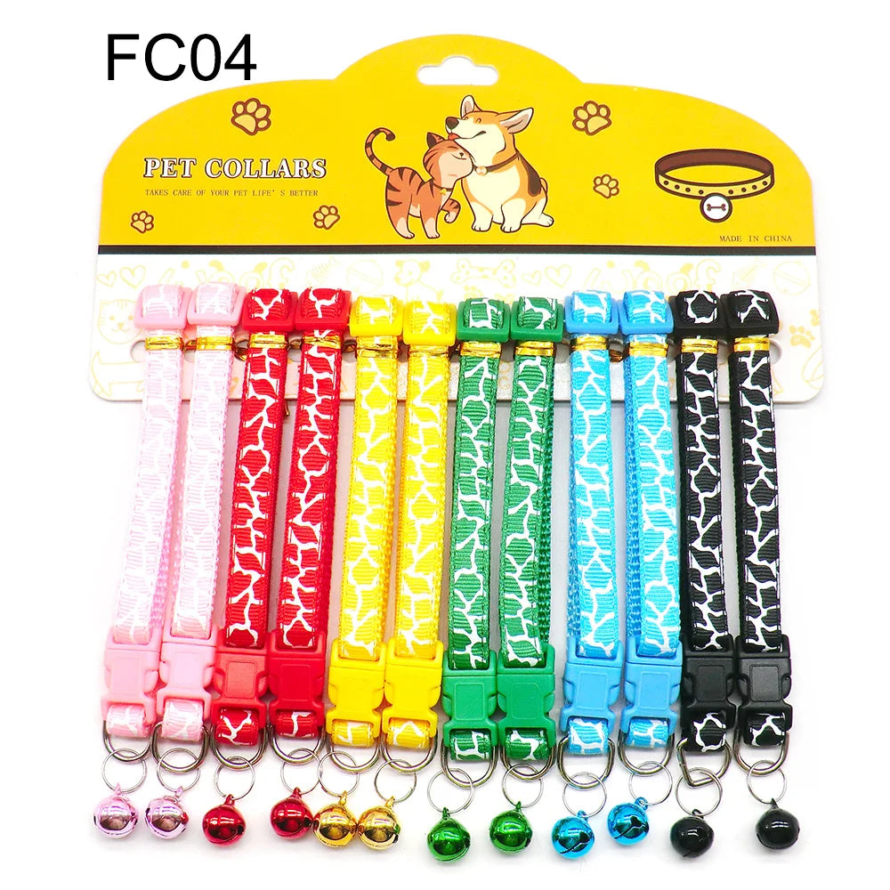 Mix Color Dog & Cat Buckle Collars