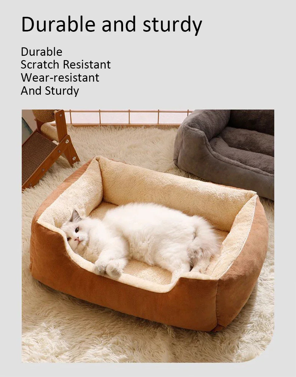 Cozy Pet Bed Basket