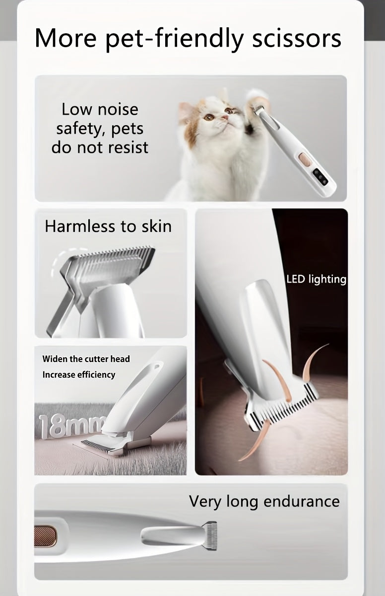 LED Pet Grooming Clipper